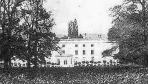 Le château en 1854 coté parc